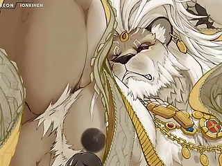 Furry gej animacja z seksualnym spotkaniem Javida (distyle)