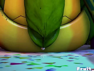 Video de sexo gay con temática de frutas inspirado en FNAF