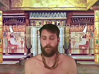 셀카 비디오의 이집트 메이 짜는 왕의 전립선에 덮여 정액